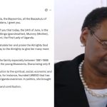 A day to mourn as co-President Maama Elephantiasis turns 77 today