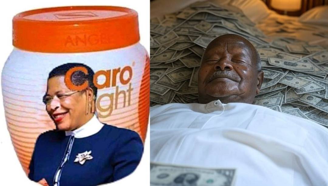 Untold story: Speaker Carolight Anita Among on a looting spree just like her murderous master, Greedy Barbarian Museveni!