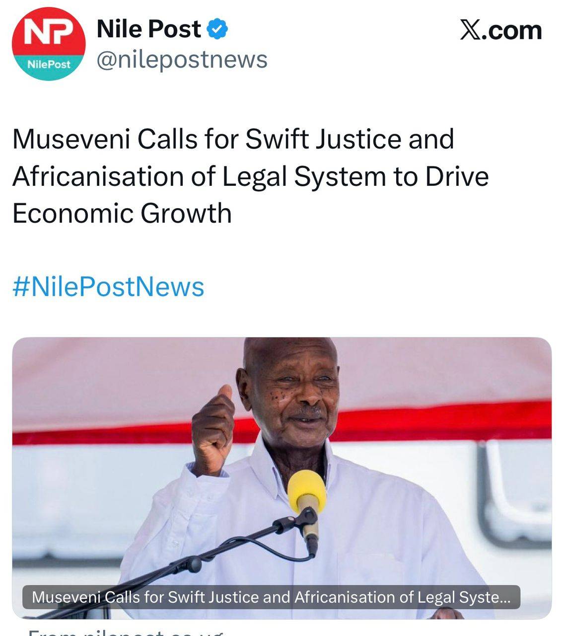 Judging dictator Museveni the military way