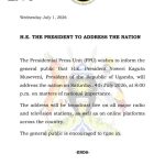 Address to the nation: The Real Points Museveni Must not miss on 4th July 2026.
