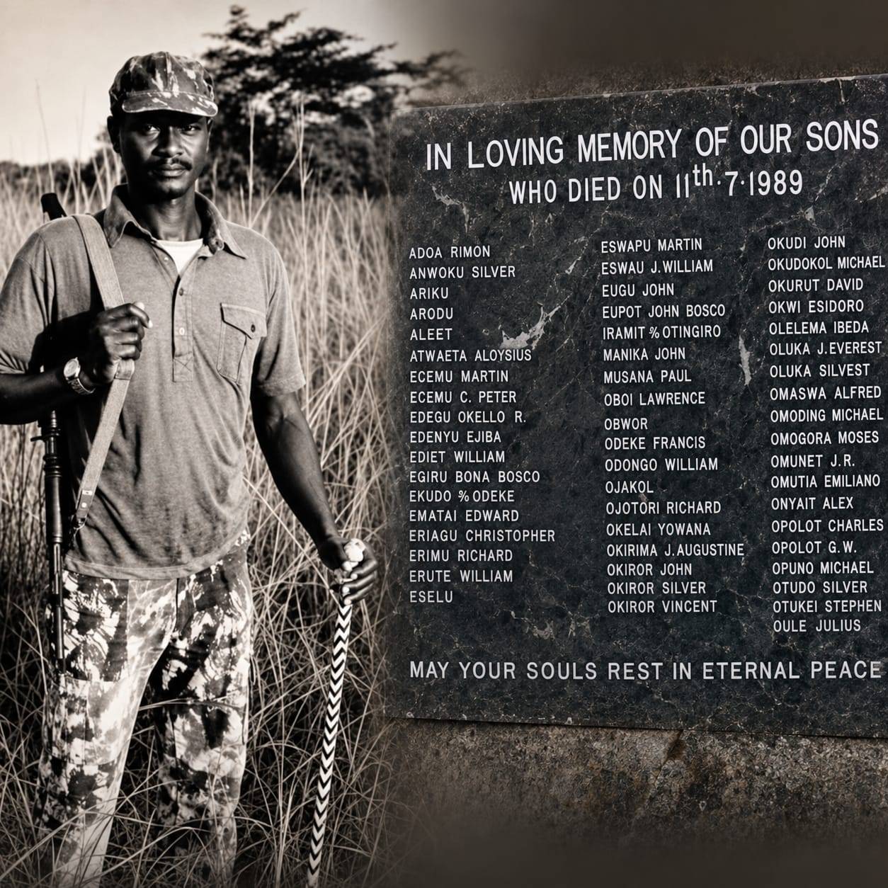 Remembering the day younger murderous criminal Museveni selectively killed hundreds of men in cold blood in Kumi District!